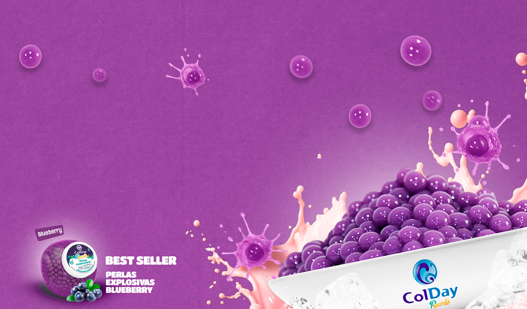 4 Perlas de Tapioca de Colores en Colday Café