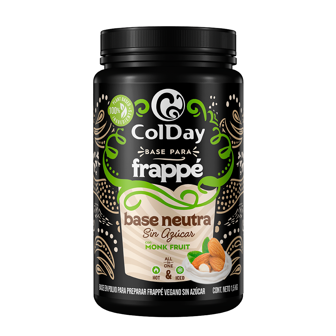 Bases para frappe - base neutra sin azúcar monk fruit 1.5kg – Colday Cafe